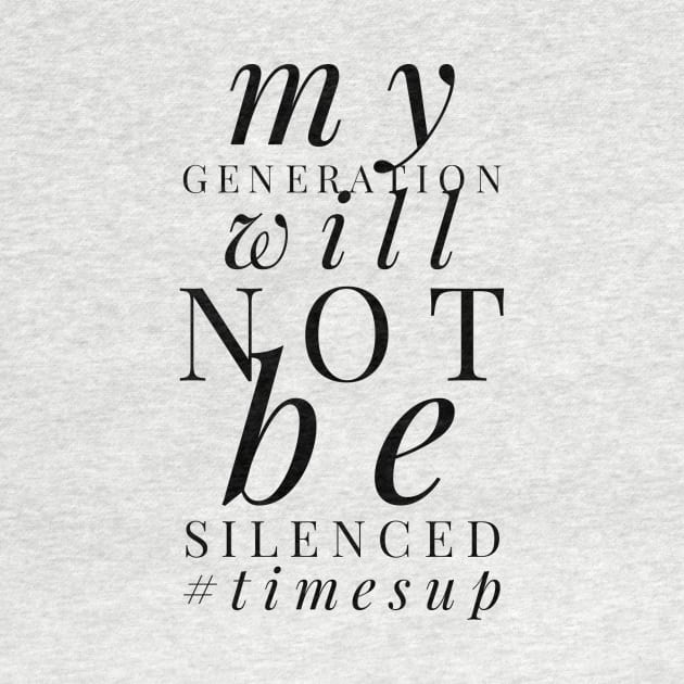 Time is up. #SilentNoMore by gillys